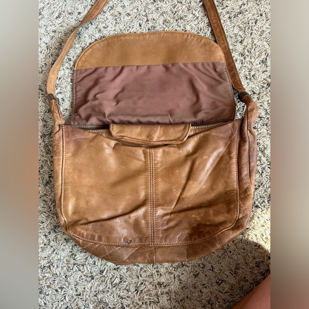 Vintage crossbody leather purse - Picture 2 of 6